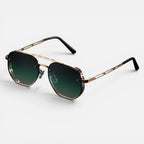 Sonnenbrille Metall Gestell Pilotenform Verlaufsgläser