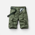 Herren Cargo Shorts mit Taschen und elastischem Bund