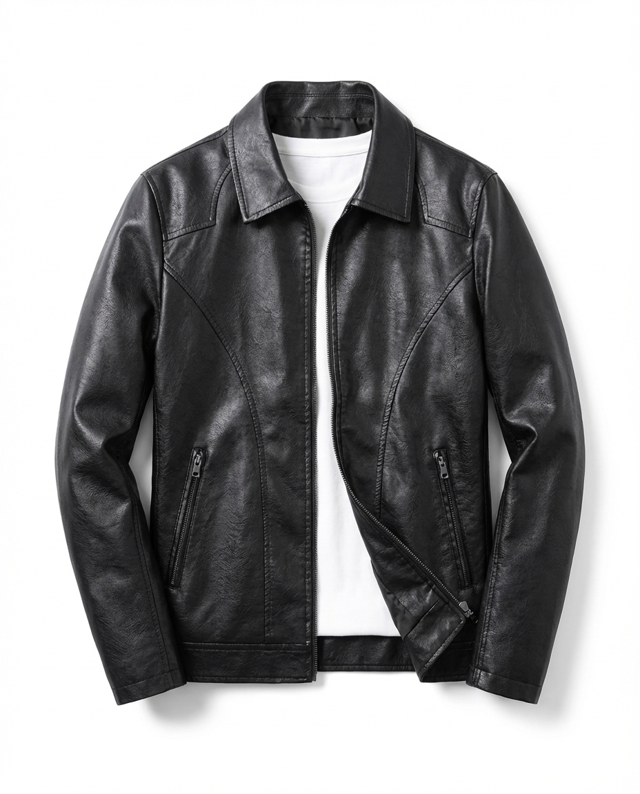 Herren Blouson mit klassischem Kragen und Reißverschluss