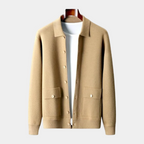 Herren Cardigan mit Knopfverschluss
