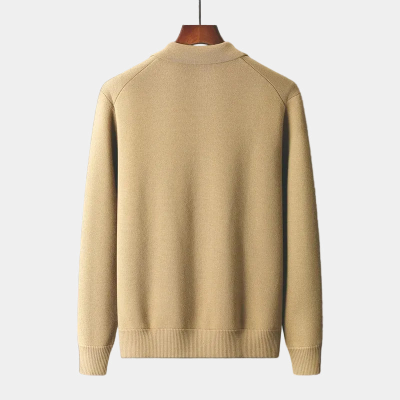 Herren Cardigan mit Knopfverschluss