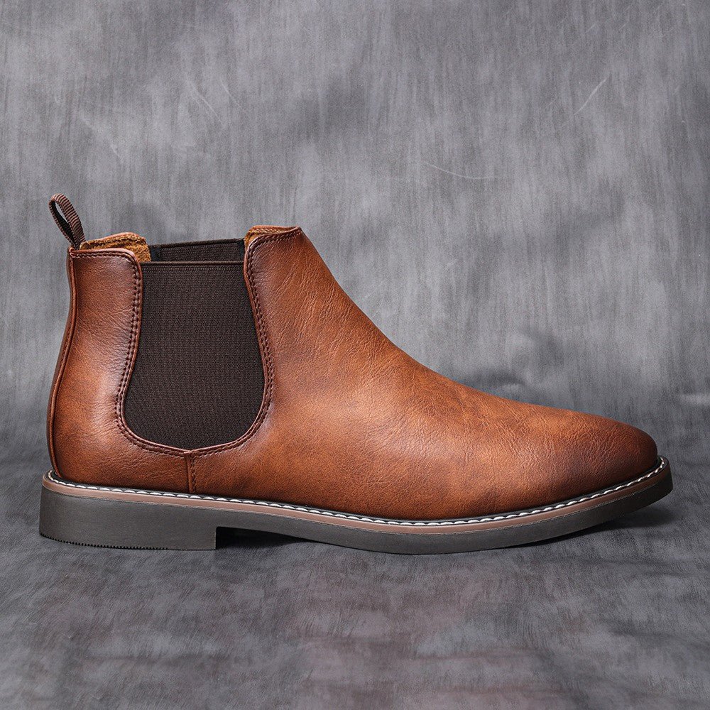 Herren Chelsea-Stiefel mit elastischen Seiteneinsätzen und robuster Sohle