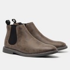 Herren Chelsea Boots mit elastischen Seiteneinsätzen und flacher Sohle