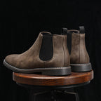 Herren Chelsea Boots mit elastischen Seiteneinsätzen und flacher Sohle