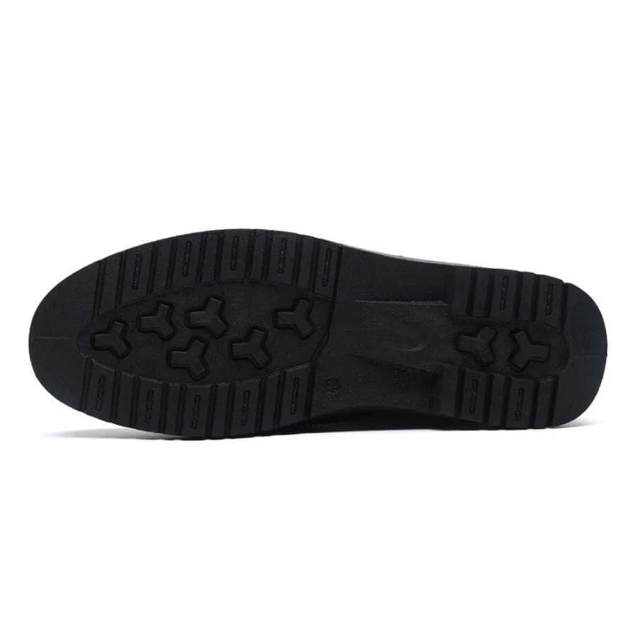 Herren Derby-Schuhe mit sichtbaren Ziernähten und Profilsohle