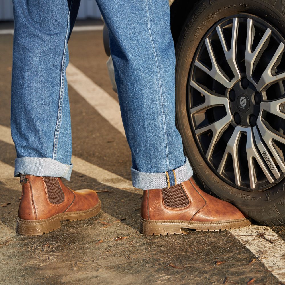 Herren Freizeit-Chelsea-Boots zum Hineinschlüpfen