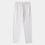 Herren Hose mit elastischem Bund, Kordelzug und geradem Schnitt