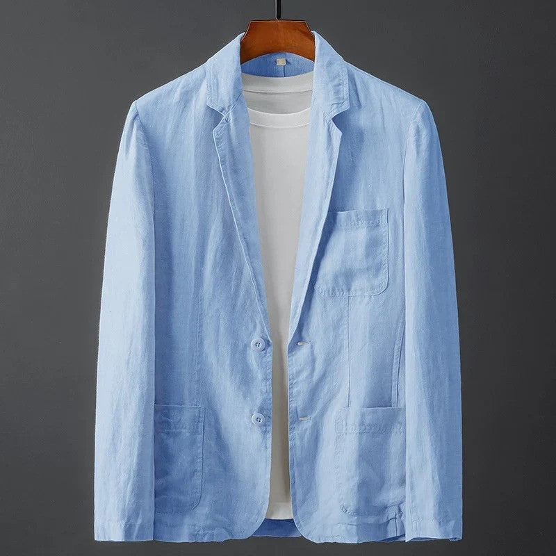 Herren Jacke mit Reverskragen und Knopfleiste