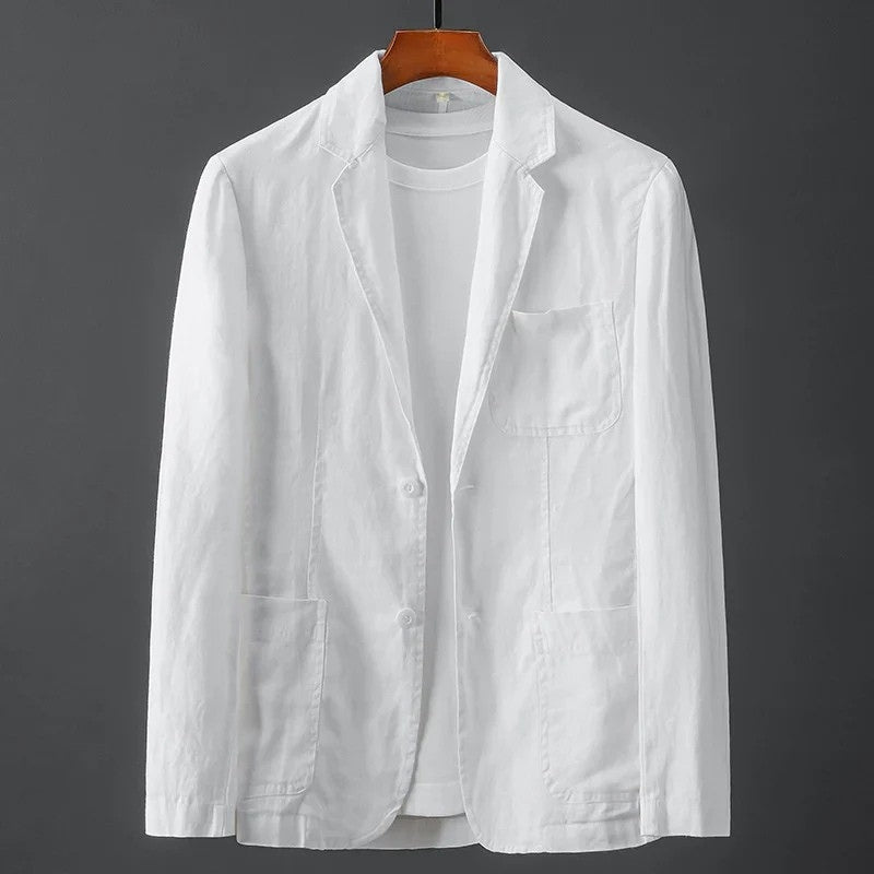 Herren Jacke mit Reverskragen und Knopfleiste