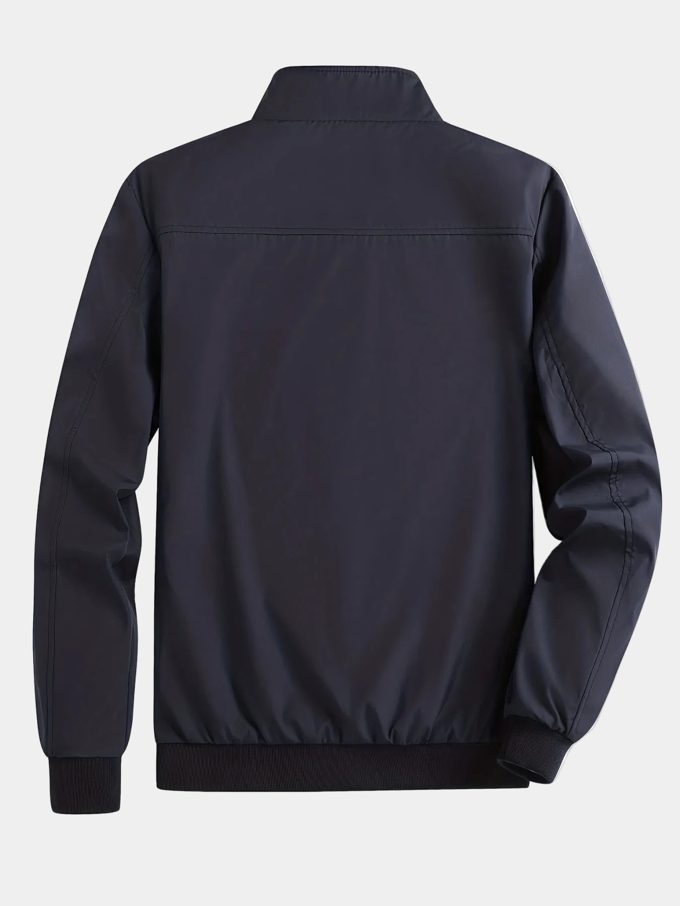 Herren Jacke mit Stehkragen und Reißverschluss