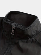 Herren Jacke mit Stehkragen und Reißverschluss