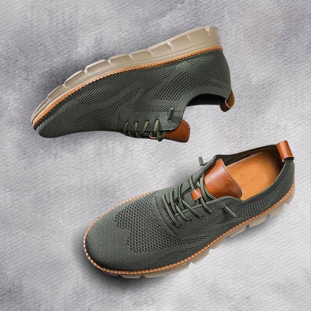 Herren Mesh Sneaker mit Schnürung