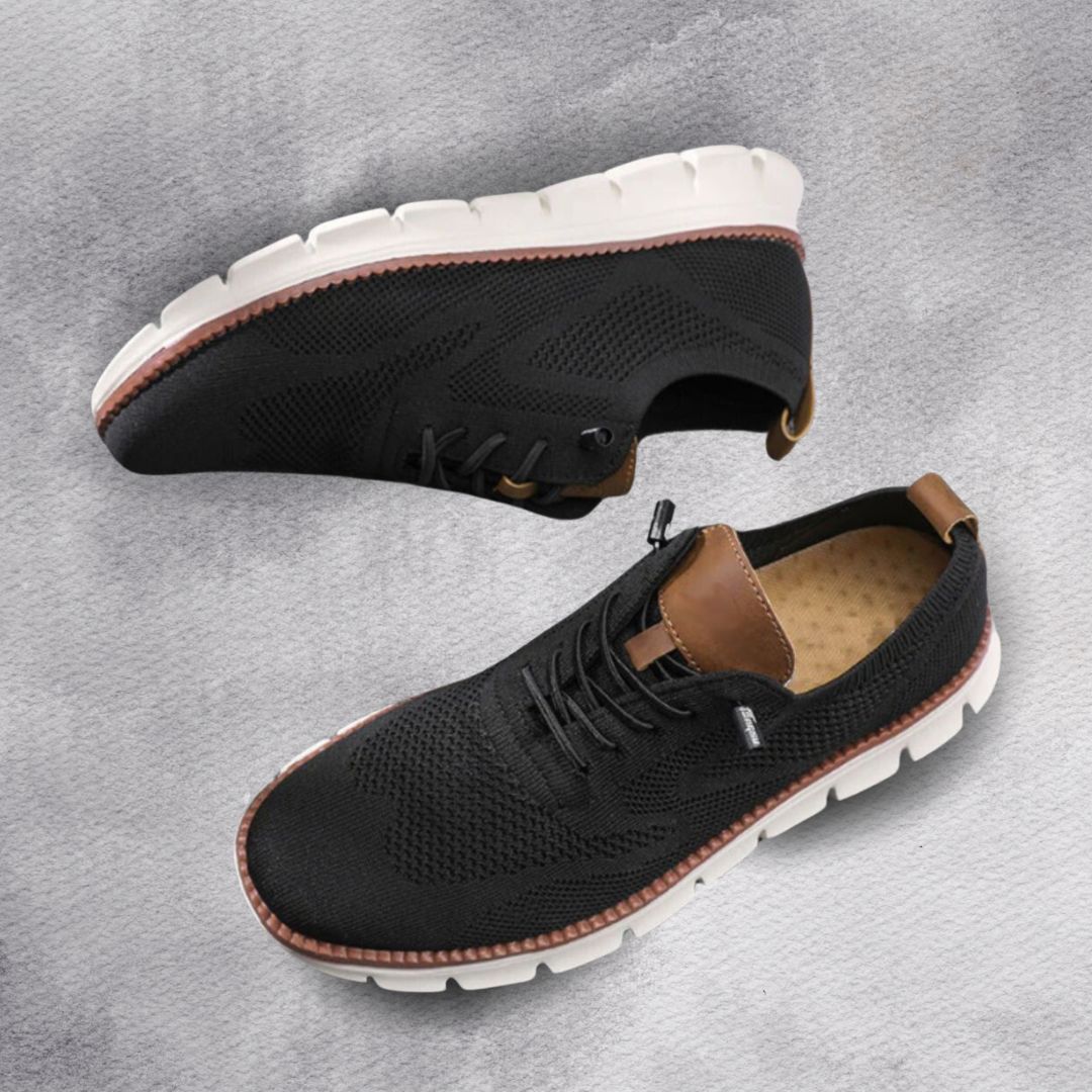 Herren Mesh Sneaker mit Schnürung