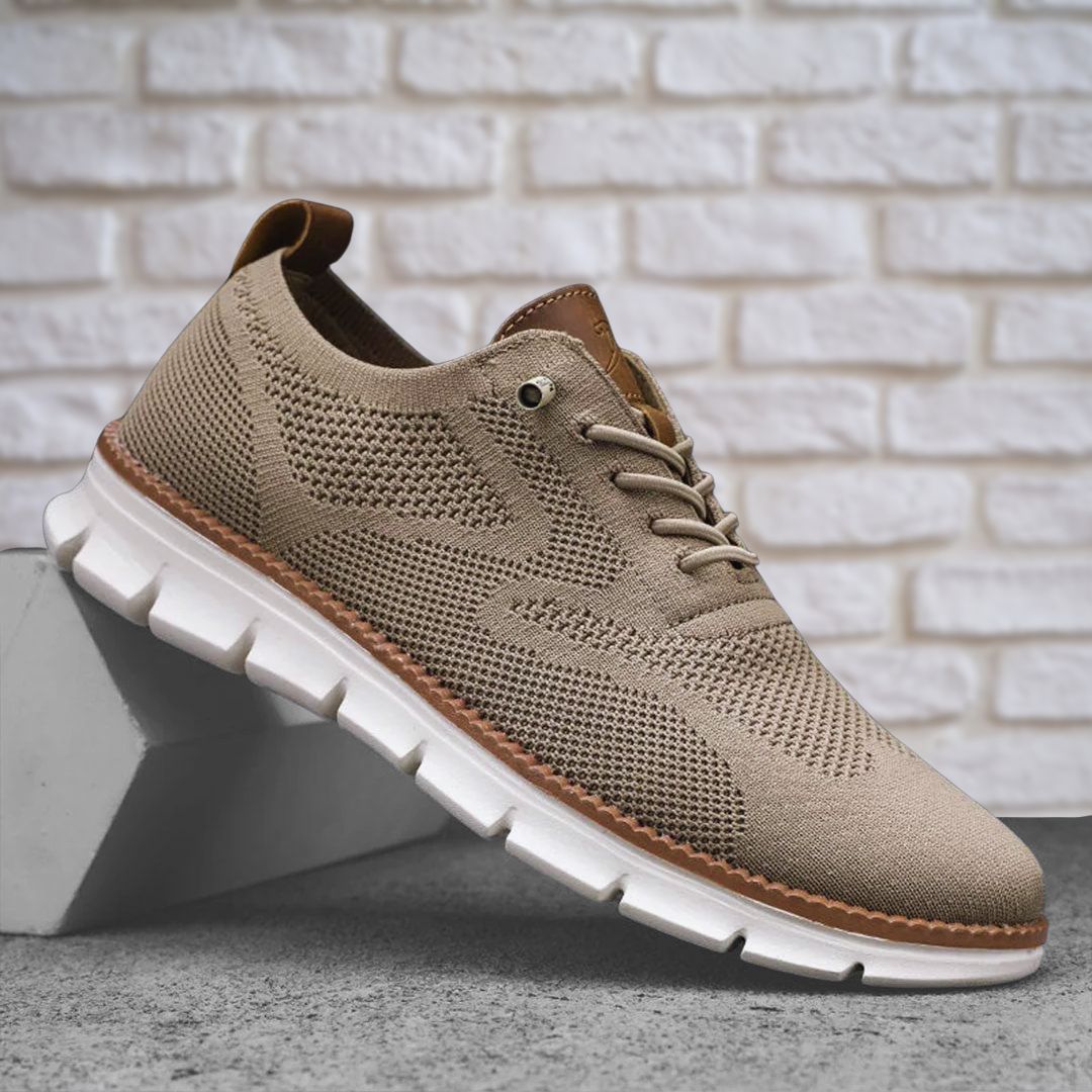 Herren Mesh Sneaker mit Schnürung