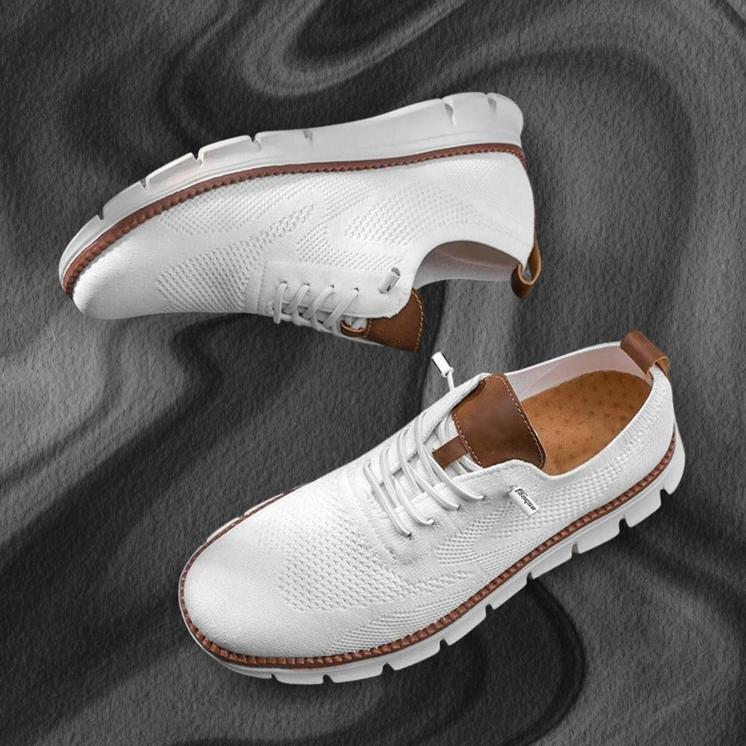 Herren Mesh Sneaker mit Schnürung