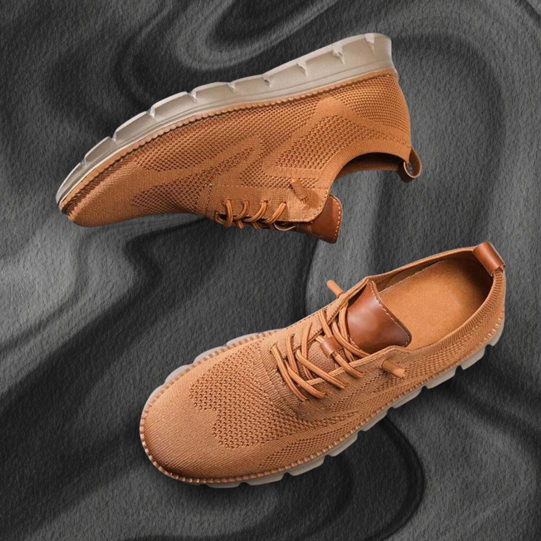 Herren Mesh Sneaker mit Schnürung