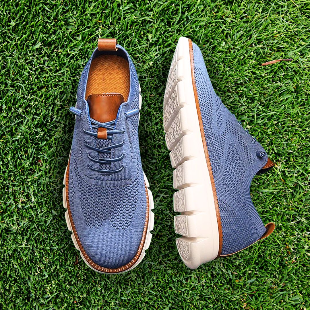 Herren Mesh Sneaker mit Schnürung