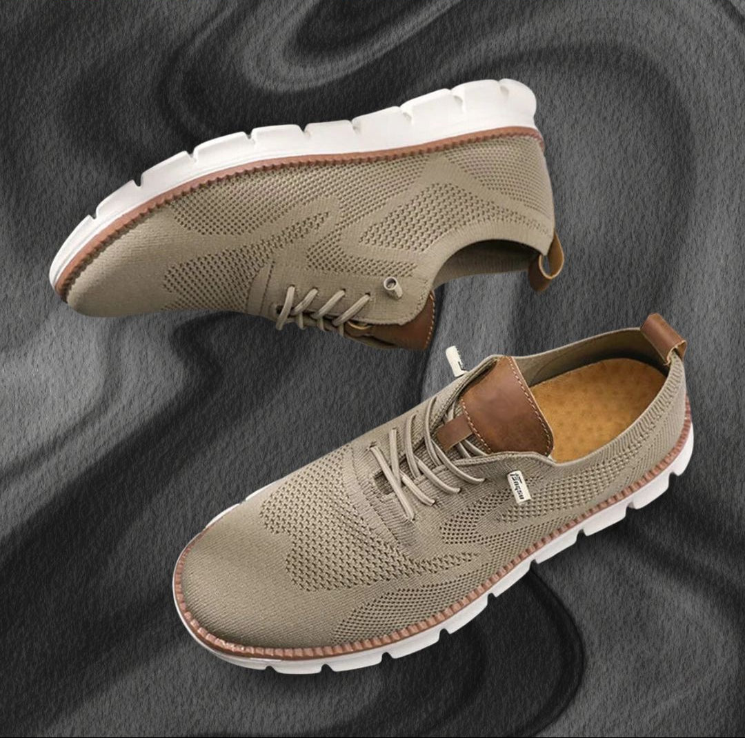 Herren Mesh Sneaker mit Schnürung
