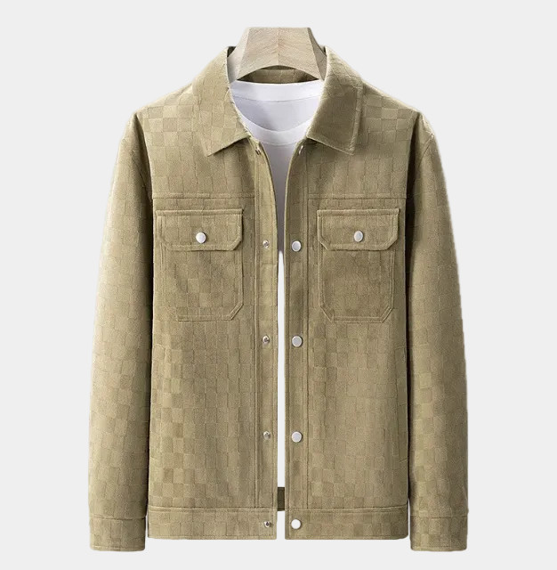 Herren Overshirt mit klassischem Kragen und Brusttaschen