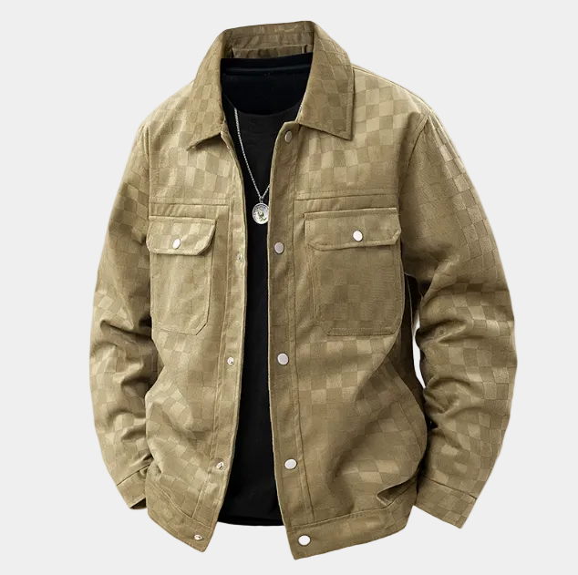 Herren Overshirt mit klassischem Kragen und Brusttaschen