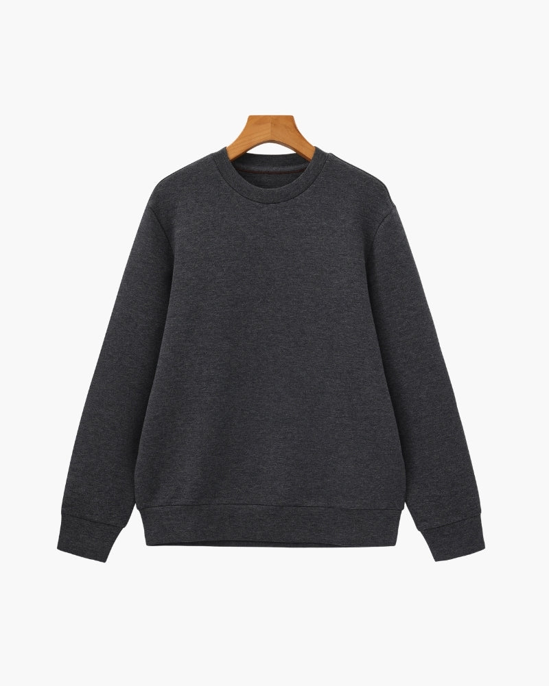 Herren Pullover mit Rundhalsausschnitt und langen Ärmeln