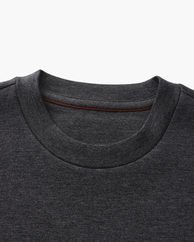 Herren Pullover mit Rundhalsausschnitt und langen Ärmeln