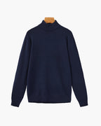 Herren Pullover mit langen Ärmeln und Stehkragen