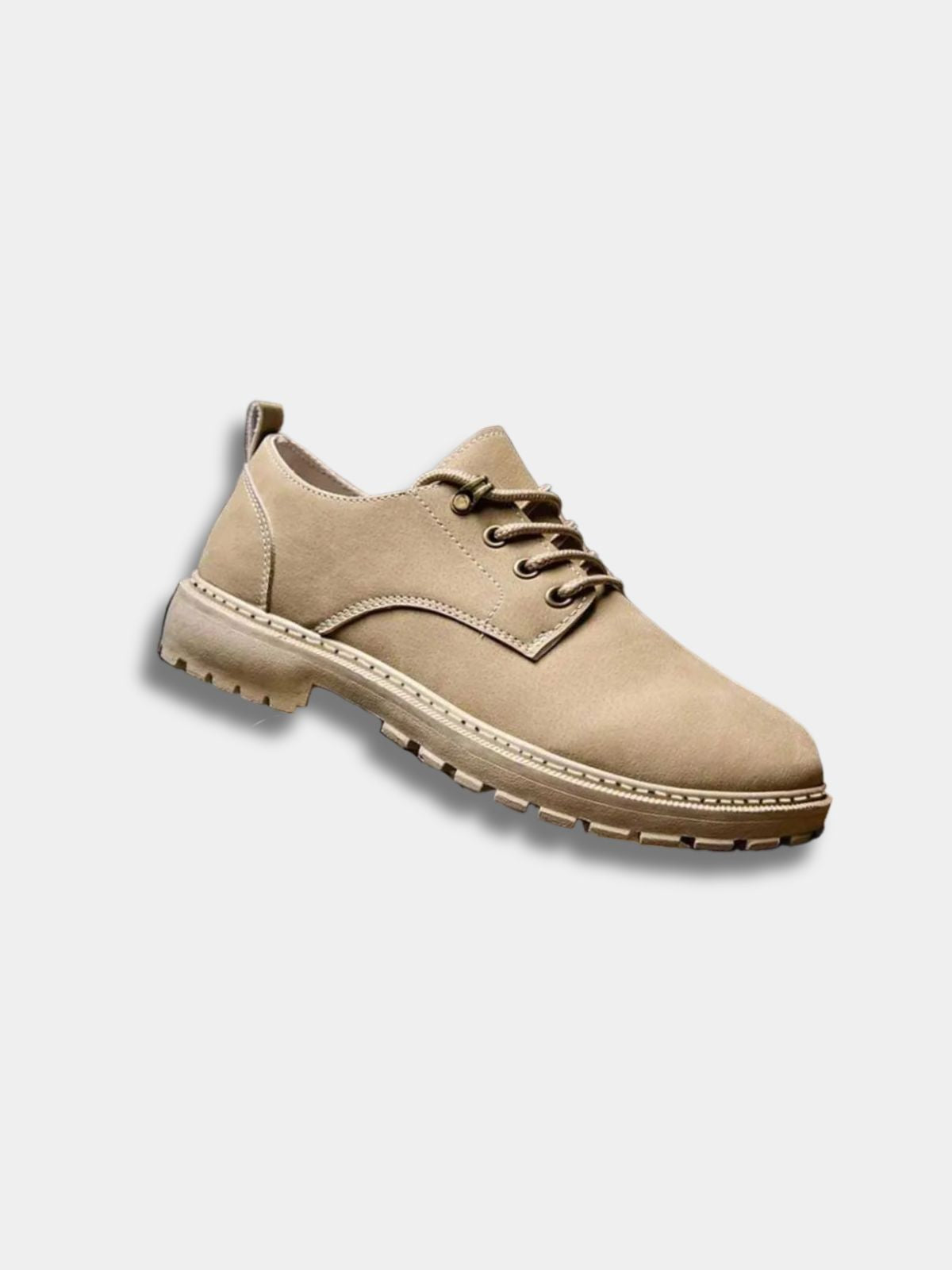 Herren Schnürschuhe mit matter Oberfläche und dicker Profilsohle