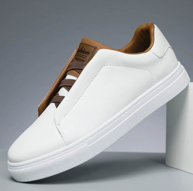 Herren Sneaker mit Schnürverschluss und dicker kontrastierender Sohle