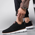 Herren Sneaker mit atmungsaktivem Mesh, dicker Sohle und Schnürverschluss
