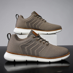 Herren Sneaker mit atmungsaktivem Mesh, dicker Sohle und Schnürverschluss