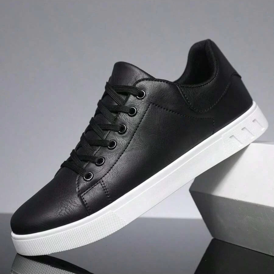 Herren Sneaker mit dicker Kontrastsohle und gepolstertem Schaft