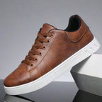 Herren Sneaker mit dicker Kontrastsohle und gepolstertem Schaft