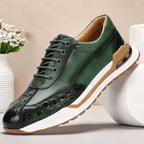 Herren Sneaker mit dicker Profilsohle und strukturierten Details