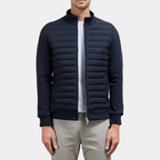 Herren Steppjacke mit Stehkragen und Reißverschluss