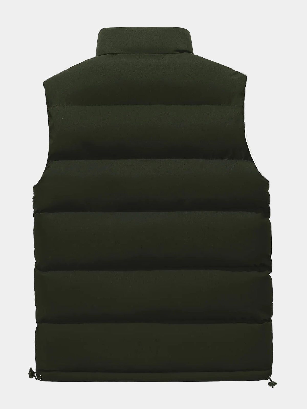 Herren Steppweste Puffer mit Stehkragen, Reißverschluss und Seitentaschen