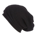 Herren Oversized Wollmütze – Lässige Beanie in Waffelstrick, Winter