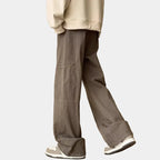 Herren Wide-Leg-Jeans aus Denim mit weiter Passform, Waschoptik und seitlicher Aufsatztasche