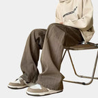 Herren Wide-Leg-Jeans aus Denim mit weiter Passform, Waschoptik und seitlicher Aufsatztasche