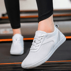 Herren flache Sneaker mit gepolsterter Sohle, Low-Top-Design und atmungsaktiven Materialien