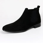 Herren Chelsea-Boots mit elastischen Einsätzen und Zuglasche