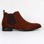 Herren Chelsea-Boots mit elastischen Einsätzen und Zuglasche