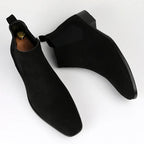 Herren Chelsea-Boots mit elastischen Einsätzen und Zuglasche