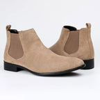 Herren Chelsea-Boots mit elastischen Einsätzen und Zuglasche