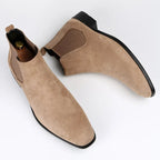 Herren Chelsea-Boots mit elastischen Einsätzen und Zuglasche