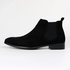 Herren Chelsea-Boots mit elastischen Einsätzen und Zuglasche