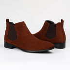 Herren Chelsea-Boots mit elastischen Einsätzen und Zuglasche