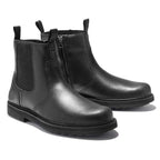Herren modische Chelsea-Boots mit Profilsohle und elastischen Seiteneinsätzen