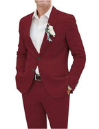 Herrenanzug aus Leinen im Slim Fit mit lässigem Stil