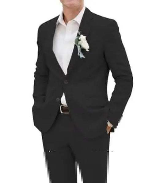 Herrenanzug aus Leinen im Slim Fit mit lässigem Stil